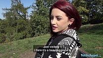 Public Agent Sexy Lola Fae sex with European male